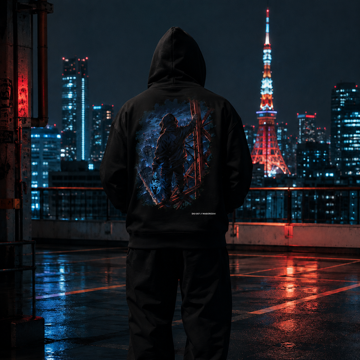 SHJ-007-HD // MABOROSHI  — Oversized Hoodie