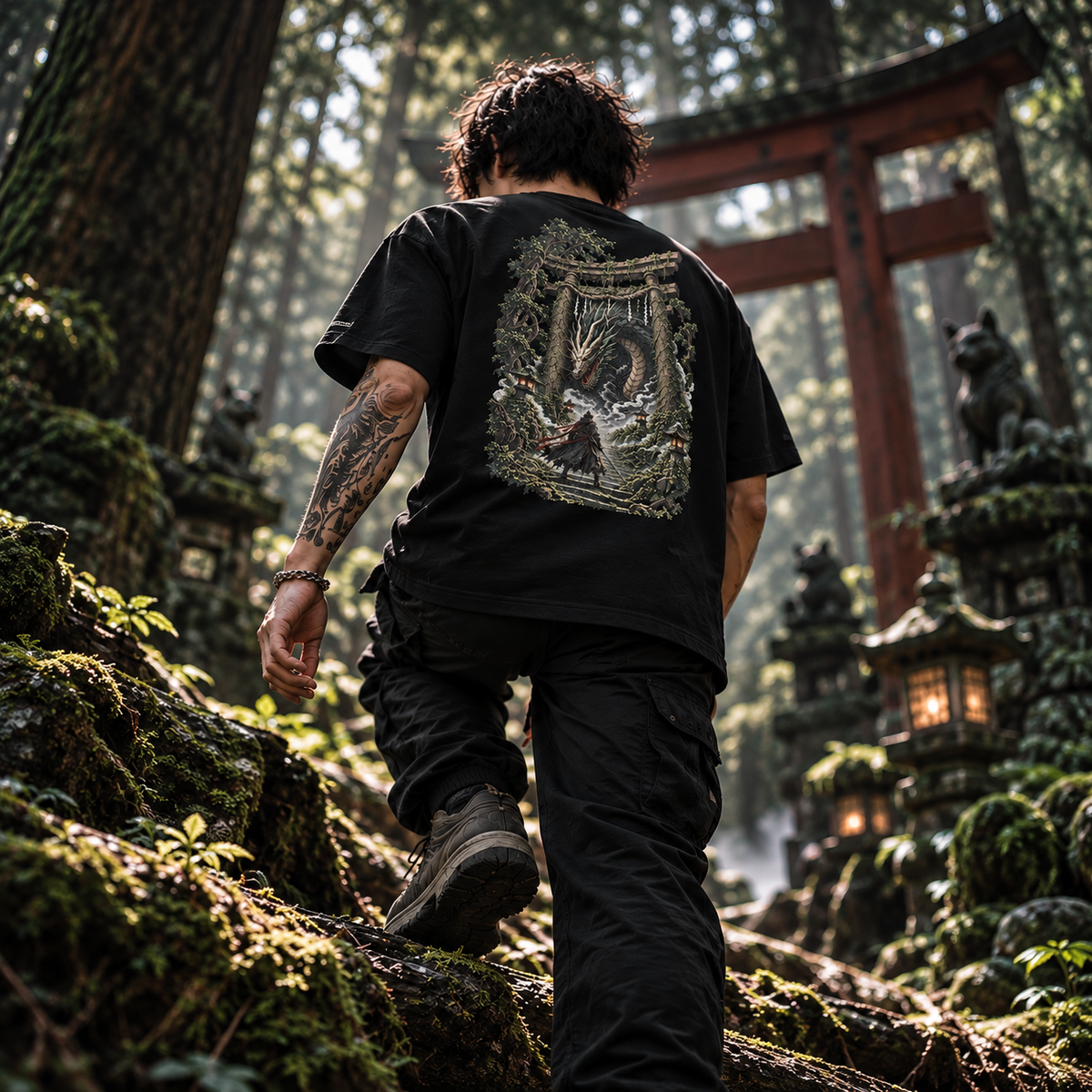 SHJ-008 // GOZARU — Oversized Tee